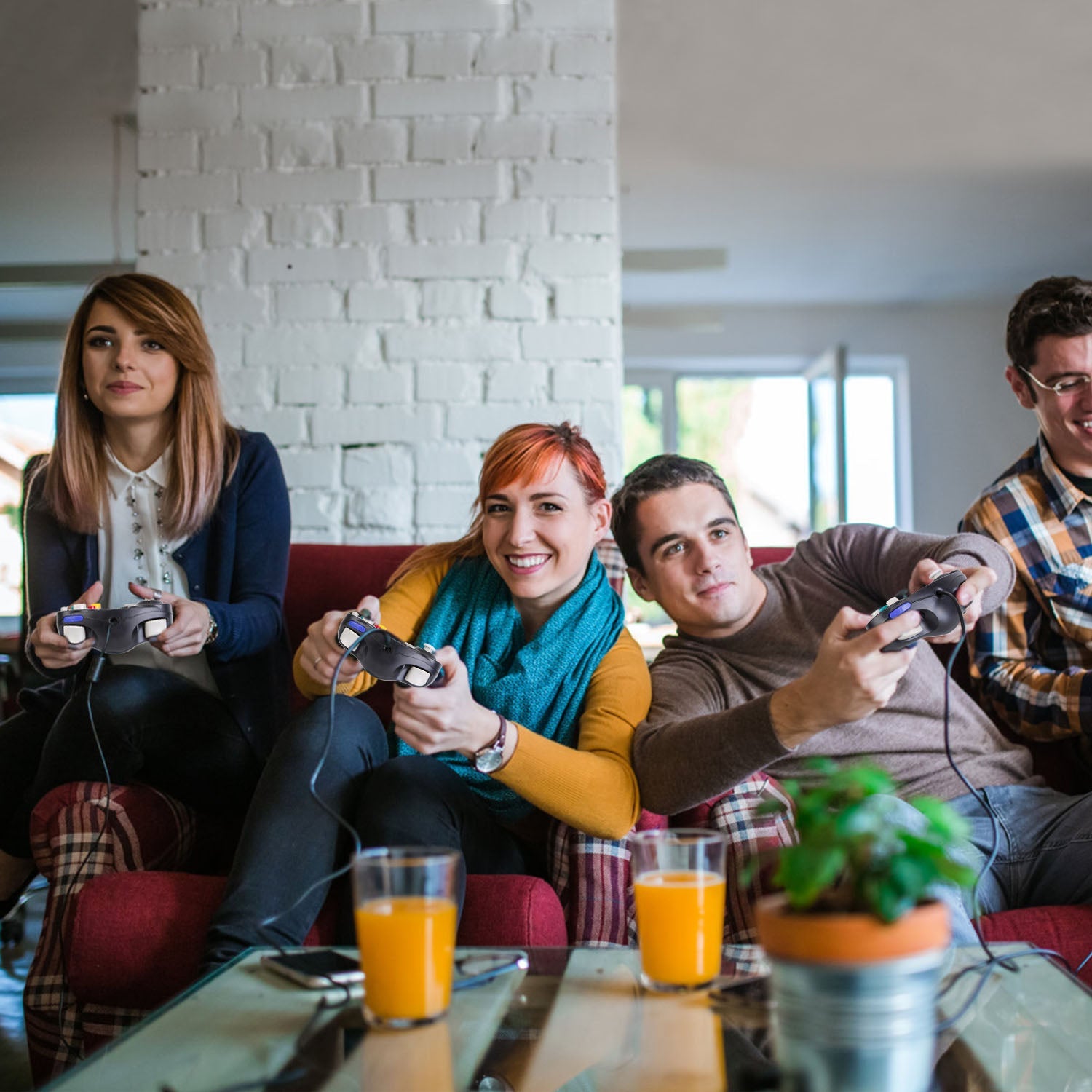 GBruno Shock Wired Game Controller Gamepad