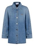 Givenchy Women Cocoon Denim Shirt