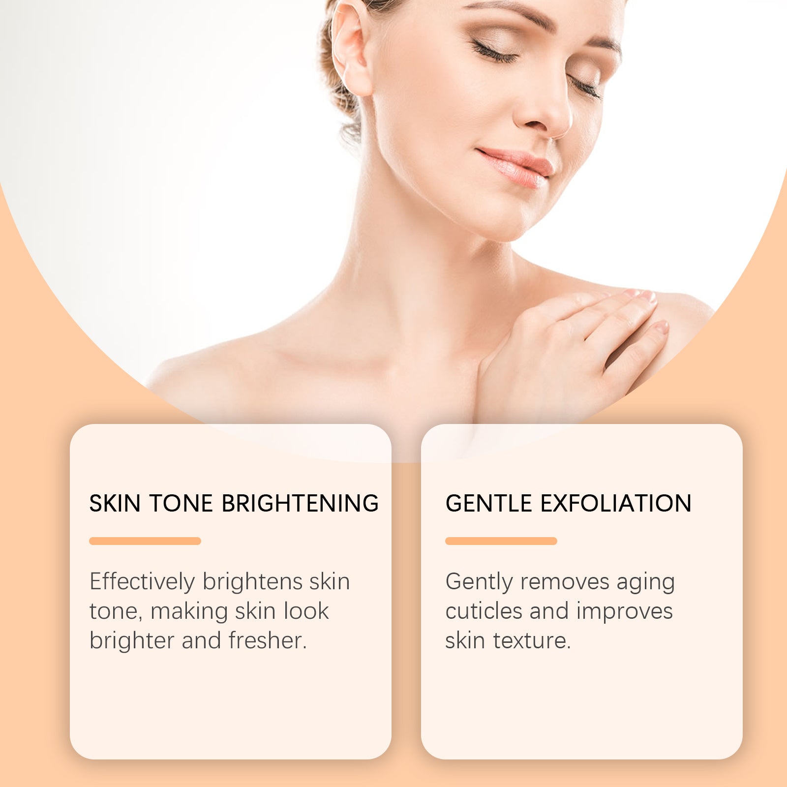 Facial Scrub Gently Cleanses Facial Skin, Exfoliates, Moisturizes, Moisturizes And Brightened