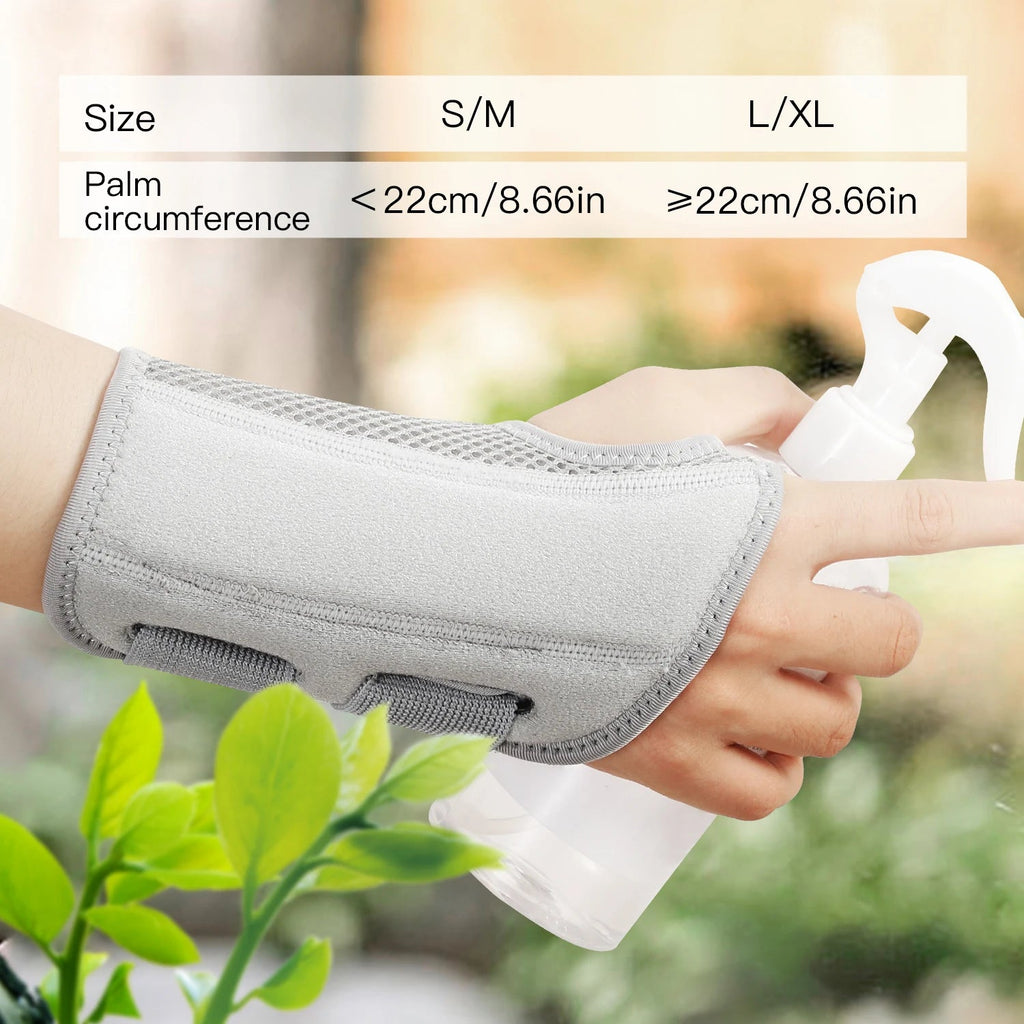 Wrist guard tendon sheath with adjustable double straps thin wrist strap