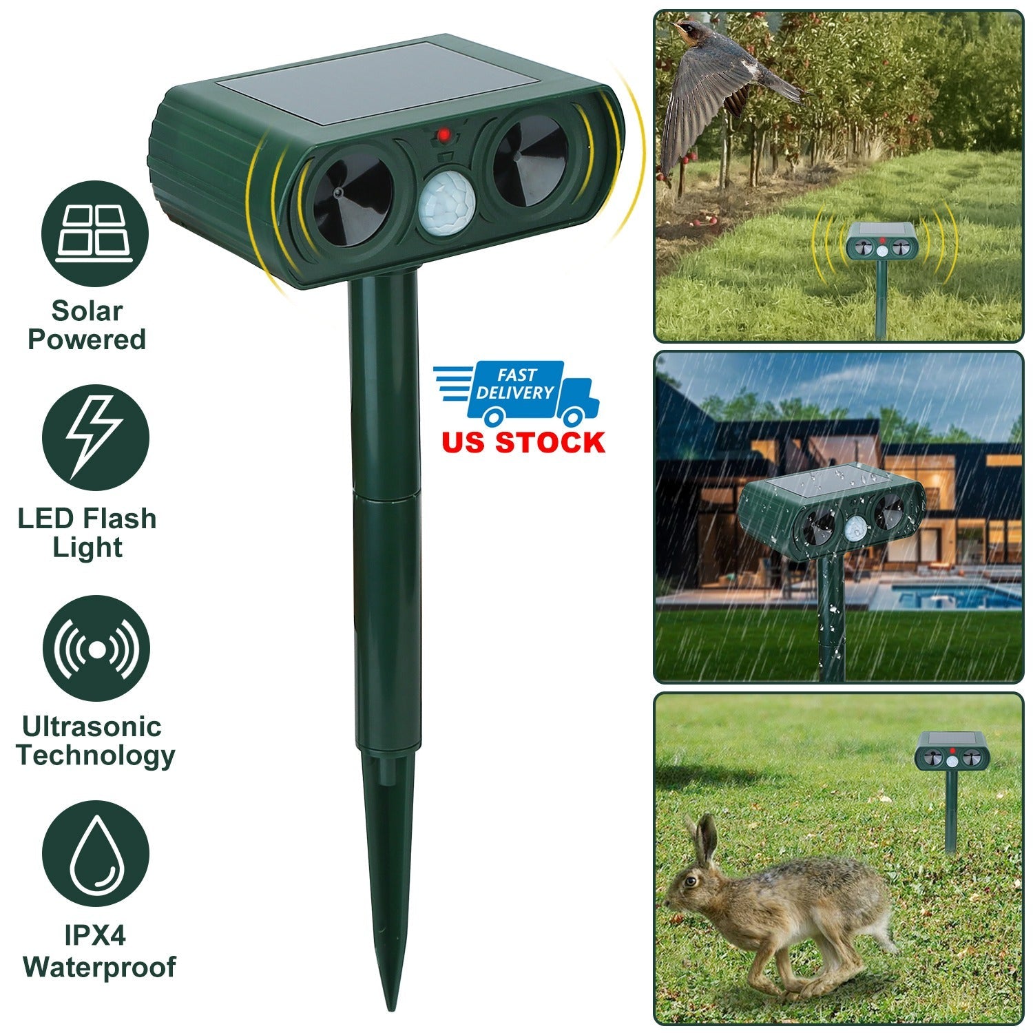 GBruno Ultrasonic Animal Repeller