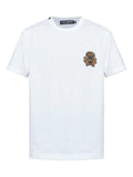 Dolce & Gabbana Men Crest Patch Cotton T-Shirt