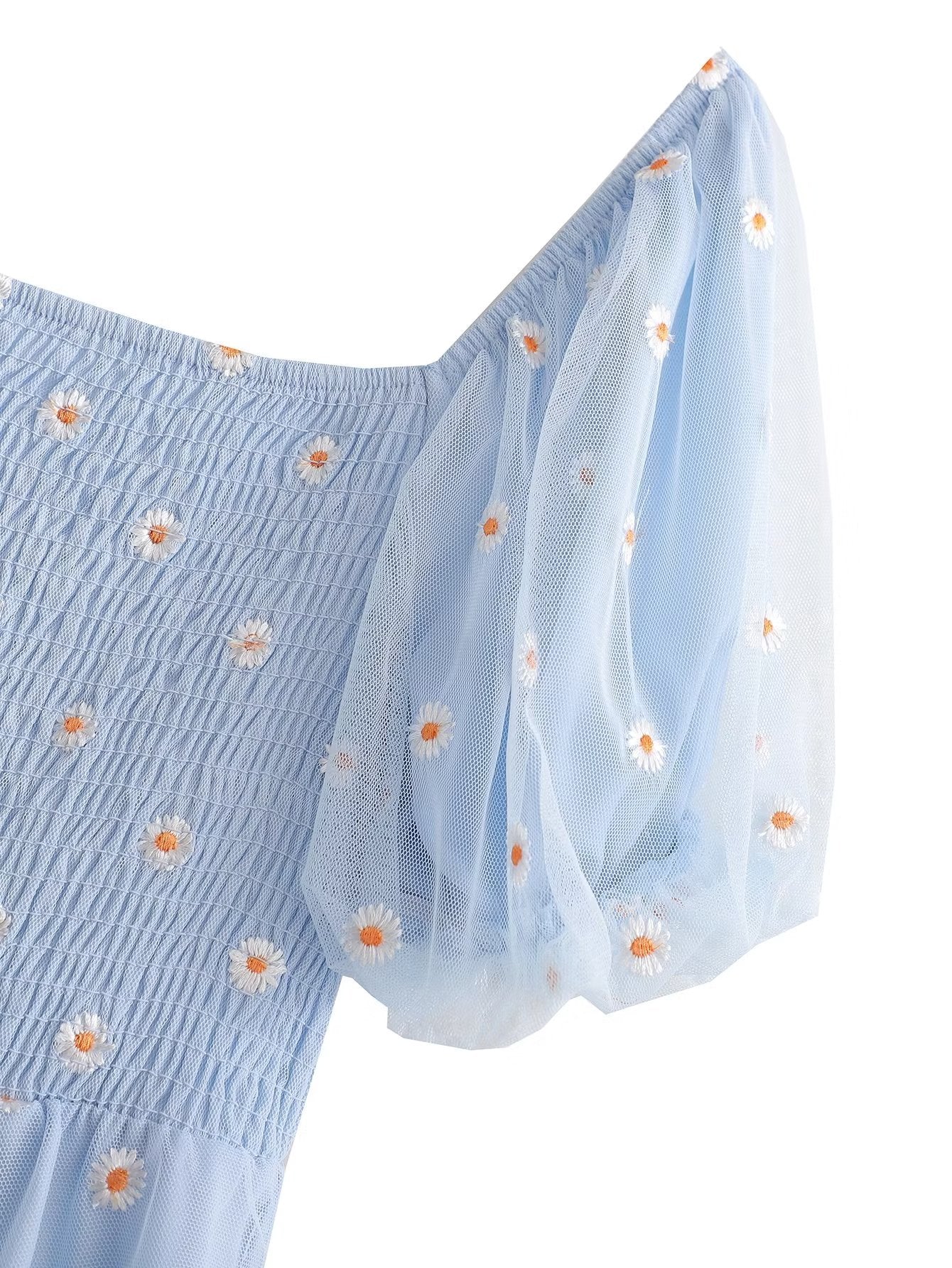 Women Black Loose Office Polka Midi Dress High Waist Dress