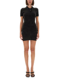 Alexander Wang Women Mini Dress With Polo Collar