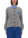 Marni Women Cashmere Cardigan With Logo