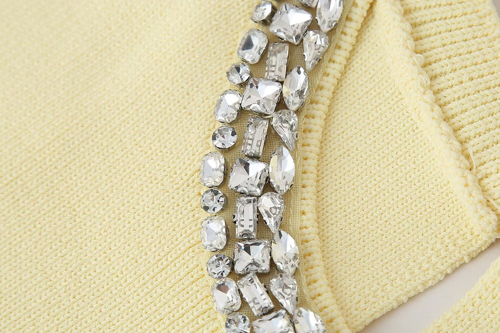 Summer Women Clothing Casual All Match Jewelry Inlaid Plain Stitch Top