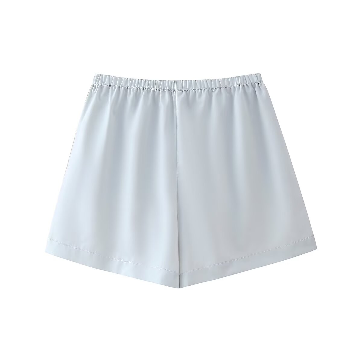 Autumn Arrival Women Artificial Jewelry Decoration Shirt Shorts Set