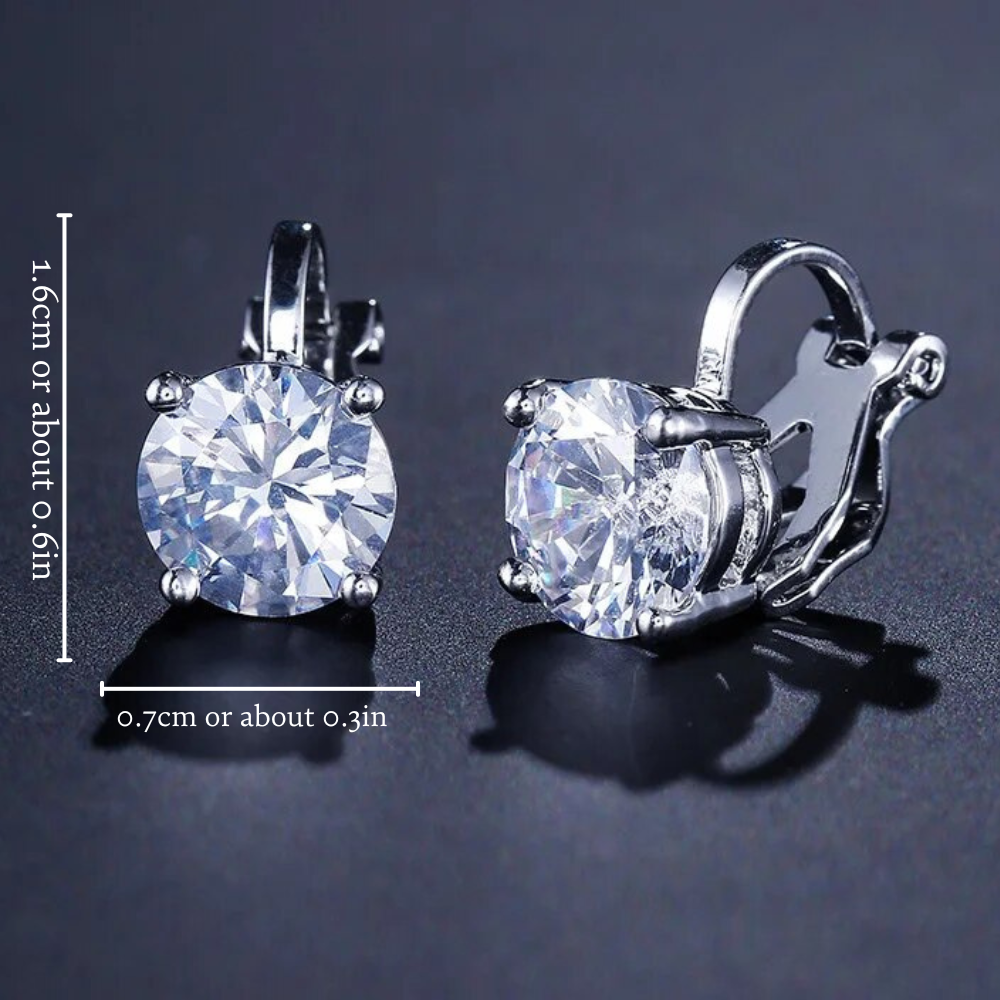SOLITAIRE STUD EARRINGS (PAIR)