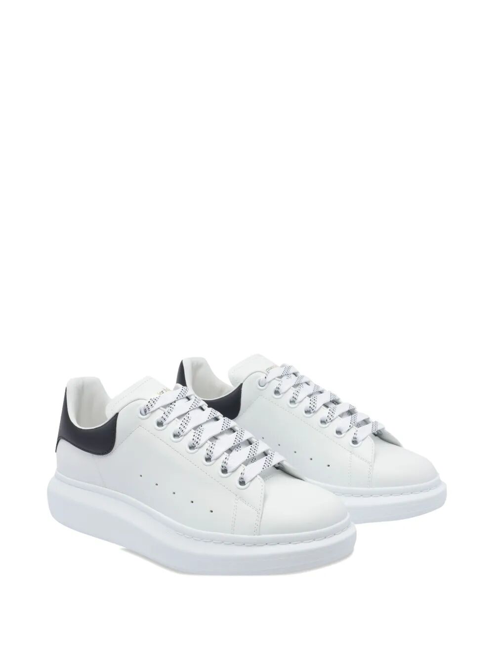 Alexander Mcqueen Men Oversized Sneakers In White/Black