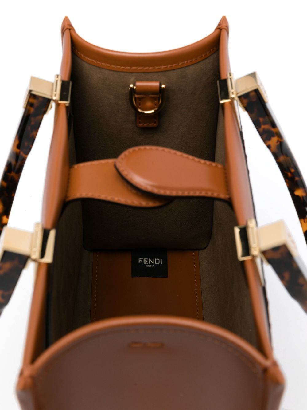 Fendi Women Fendi Sunshine Small In Smooth Leather