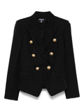 Balmain Women Double-Breasted Wool Fitted Jacket