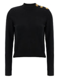 Balmain Women Cashmere Blend Buttoned Sweater