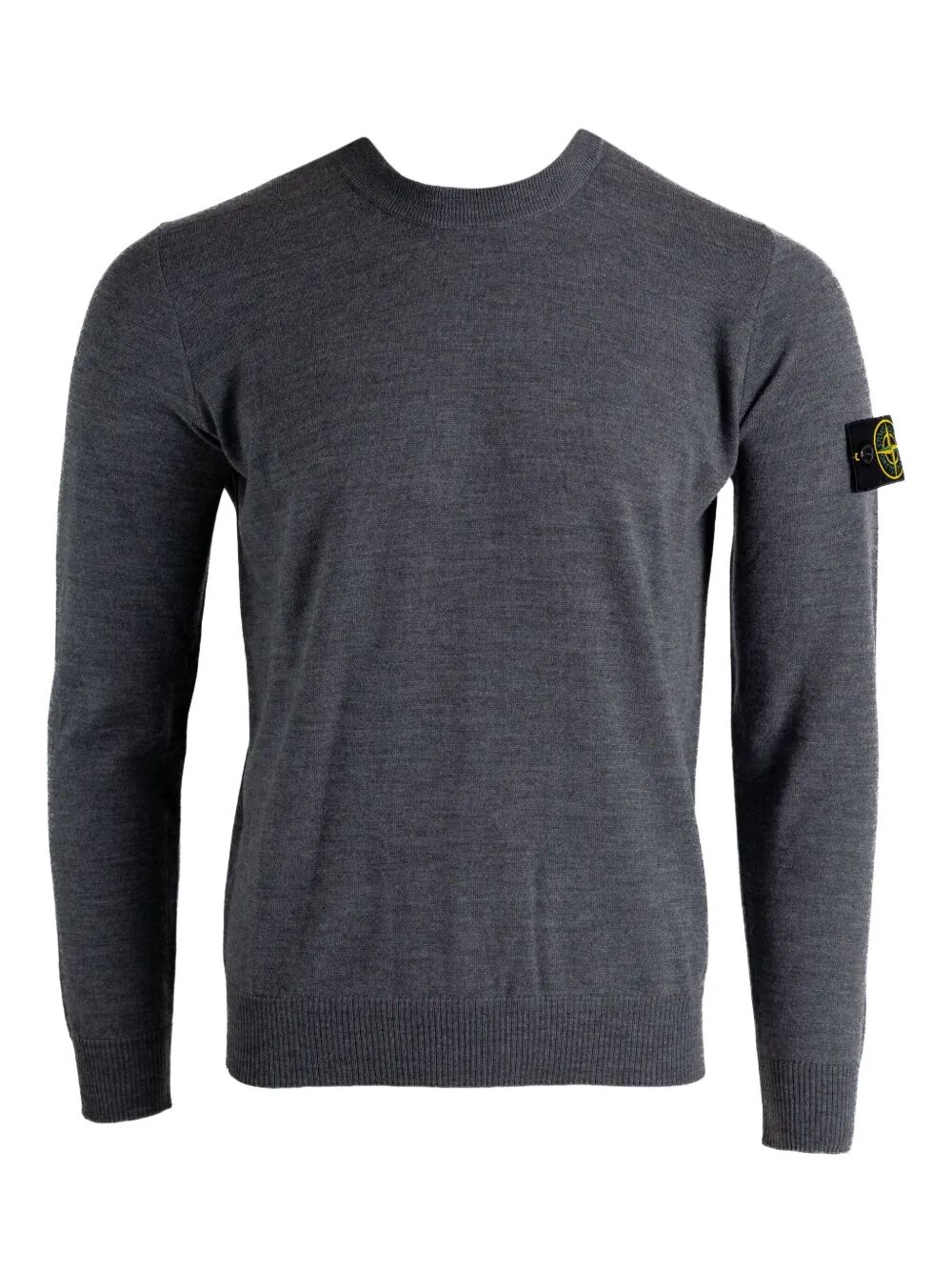 Stone Island Men Lightweight Wool Crew Neck Pullover