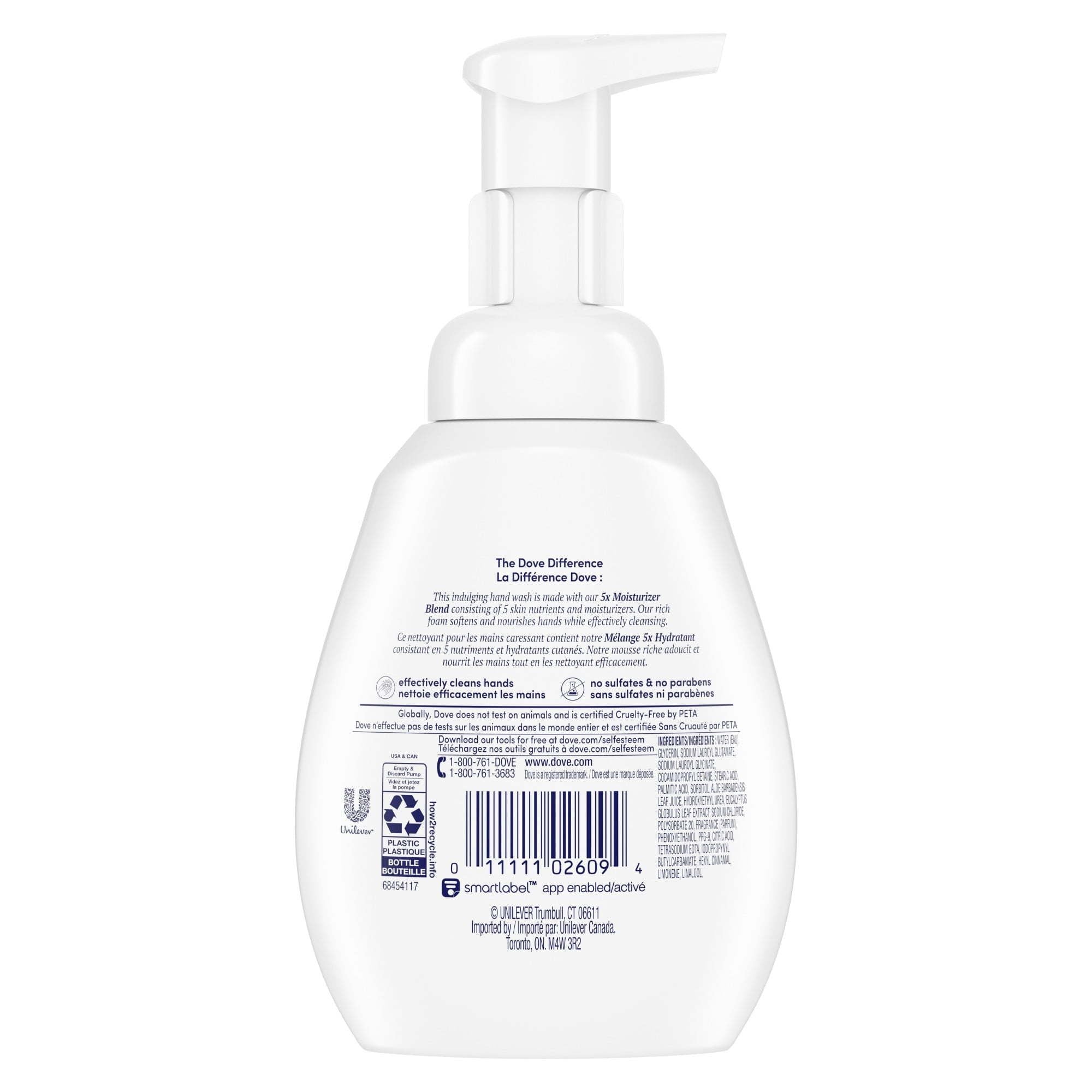 (2 pack) D ove Nourishing Women's Foaming Hand Soap All Skin Aloe & Eucalyptus, 10.1 oz