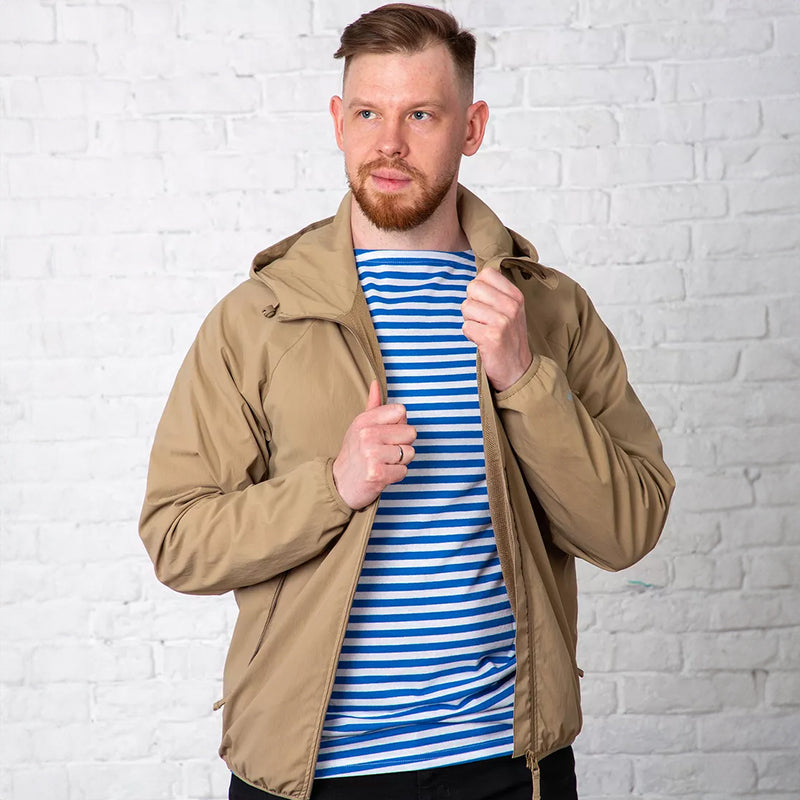 Russian Paratrooper Short-Sleeved Breton Shirt (Unisex) – Quick-Dry, Breathable, Sweat-Wicking