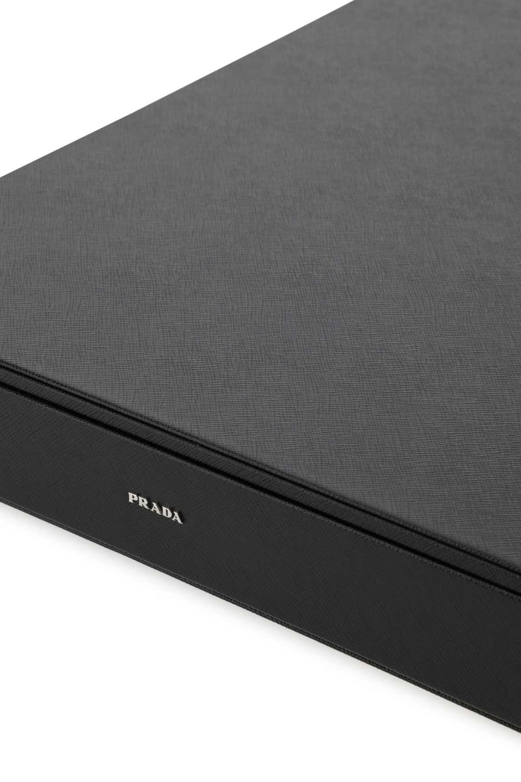 Prada Unisex Black Leather Checkers Game Kit