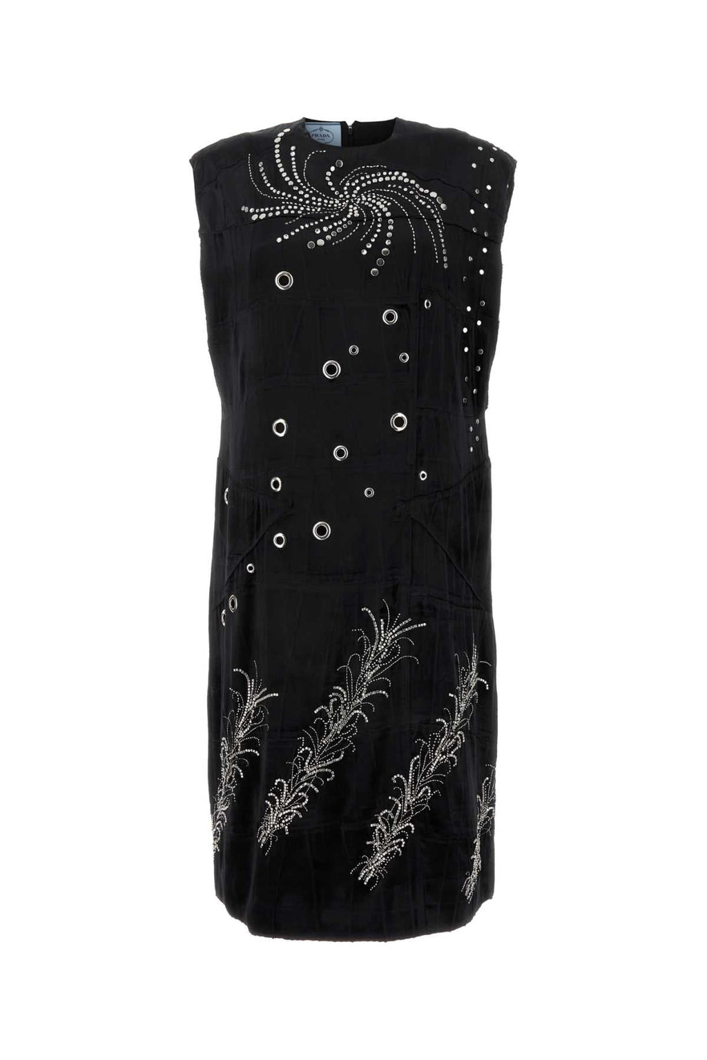 Prada Women Black Velvet Dress