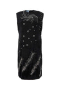 Prada Women Black Velvet Dress