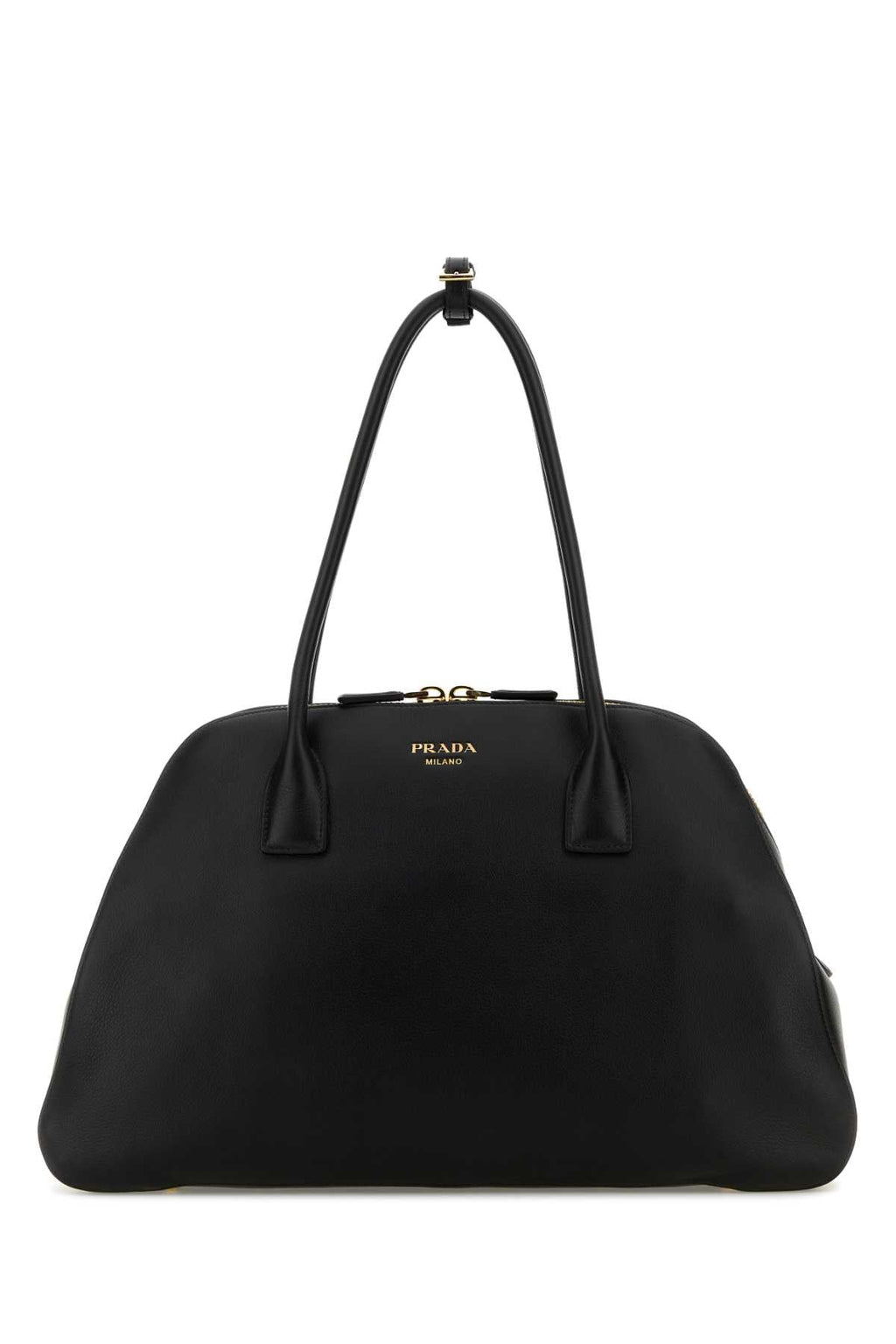 Prada Women Black Leather Medium Shopping Bag