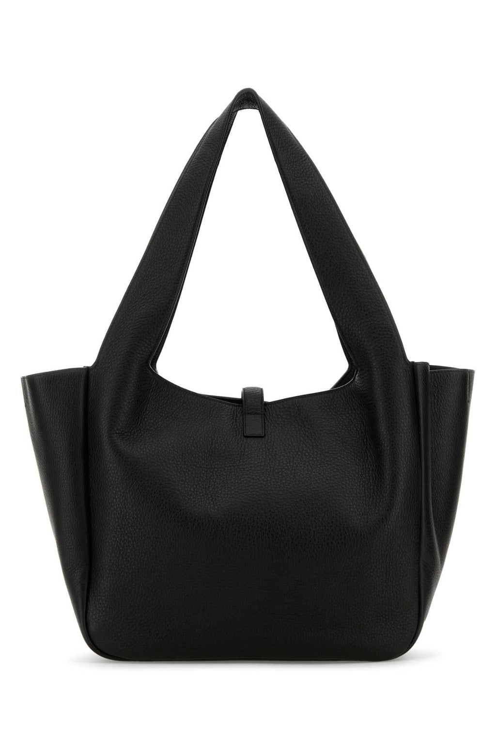Saint Laurent Women Black Leather Le 5 Ã  7 Bea Shopping Bag