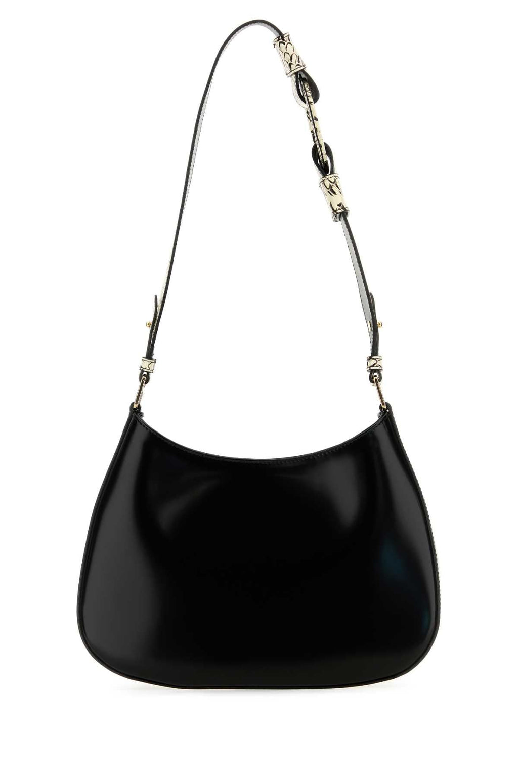 Prada Women Black Leather Cleo Shoulder Bag