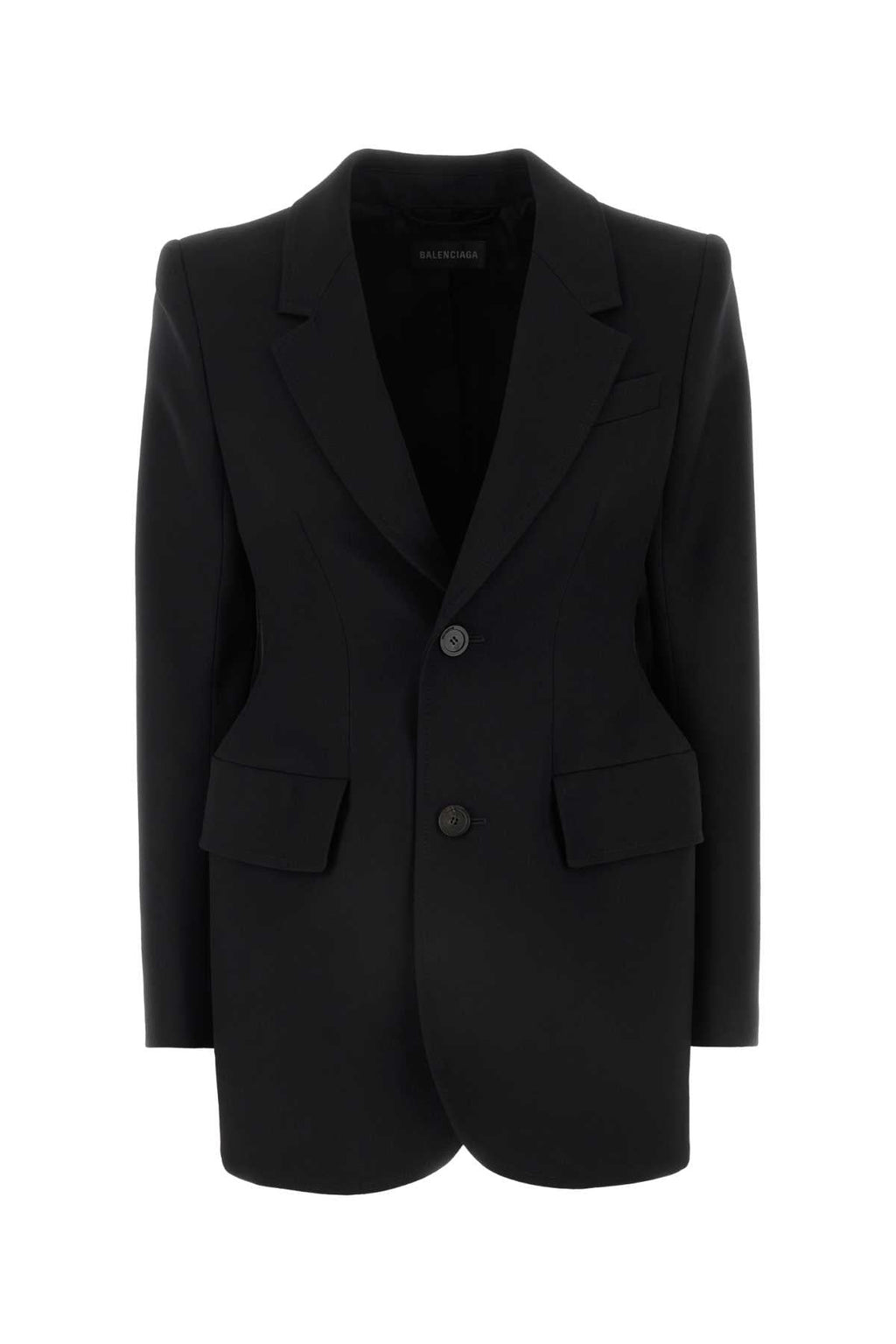 Balenciaga Women Black Wool Blazer