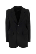 Balenciaga Women Black Wool Blazer