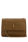 Saint Laurent Women Camel Leather Large Niki Bag