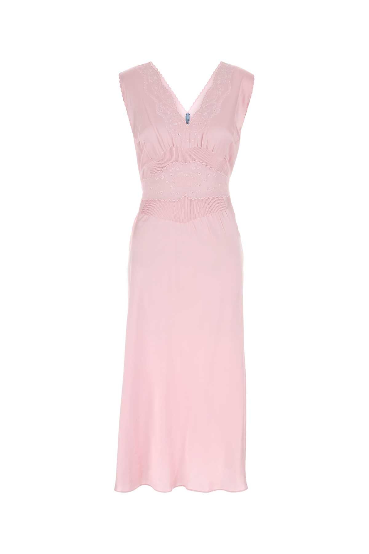 Prada Women Pink Satin Dress
