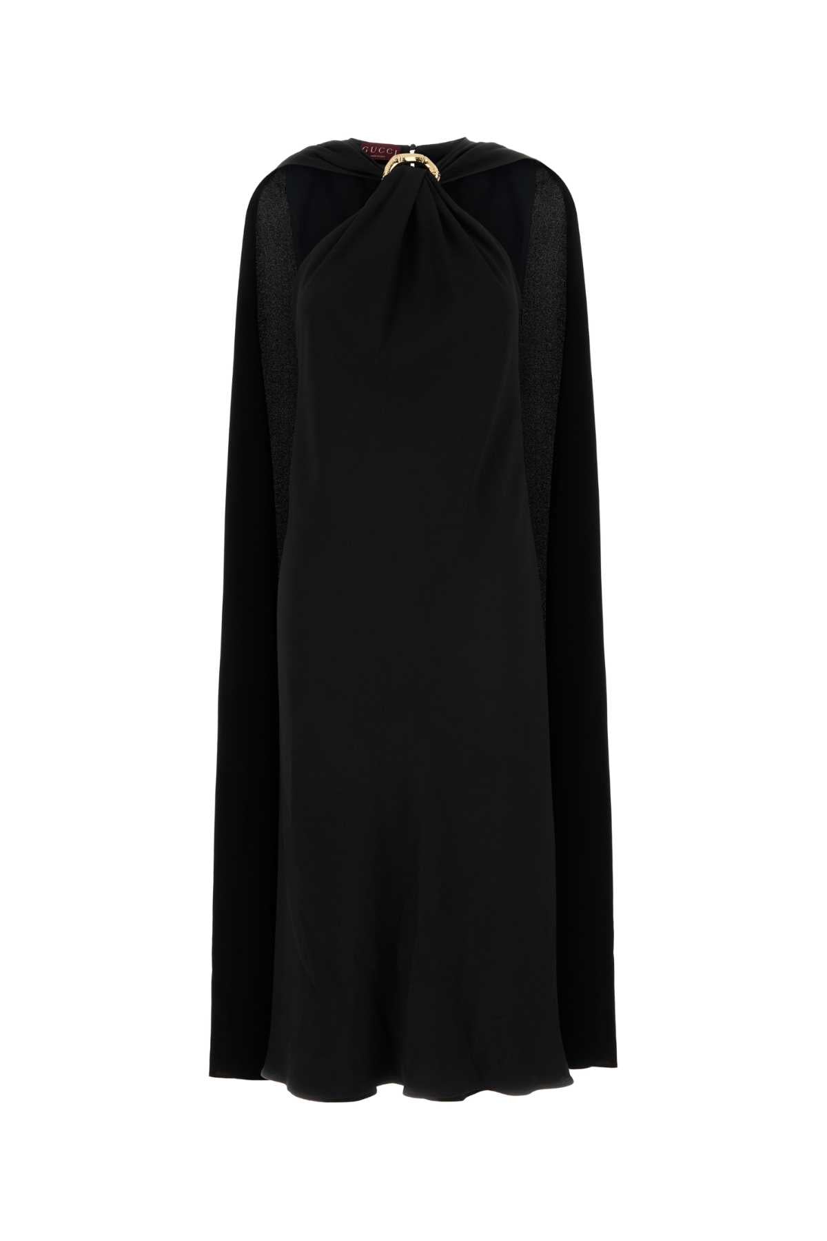 Gucci Women Black Crepe Dress