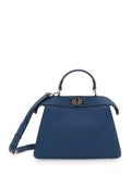 Fendi Women 'Peekaboo Iseeu Small' Blue Handbag With Shoulder Strap In Leather Woman