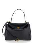 Balenciaga Women 'Medium Rodeo' Black Handbag With Detachable Key Holder In Smooth Leather Woman