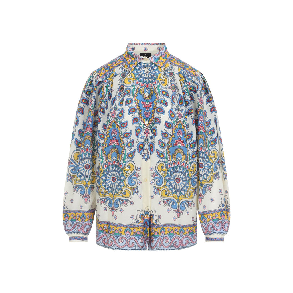 Etro Cotton And Silk Blouse Women