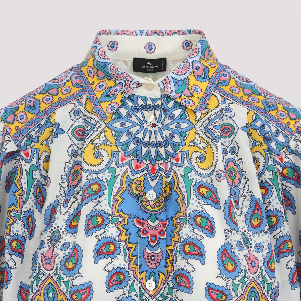 Etro Cotton And Silk Blouse Women