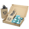 Customizable Groomsmen Gift Set Dark Green Gem Argyle Men’s Dress Socks