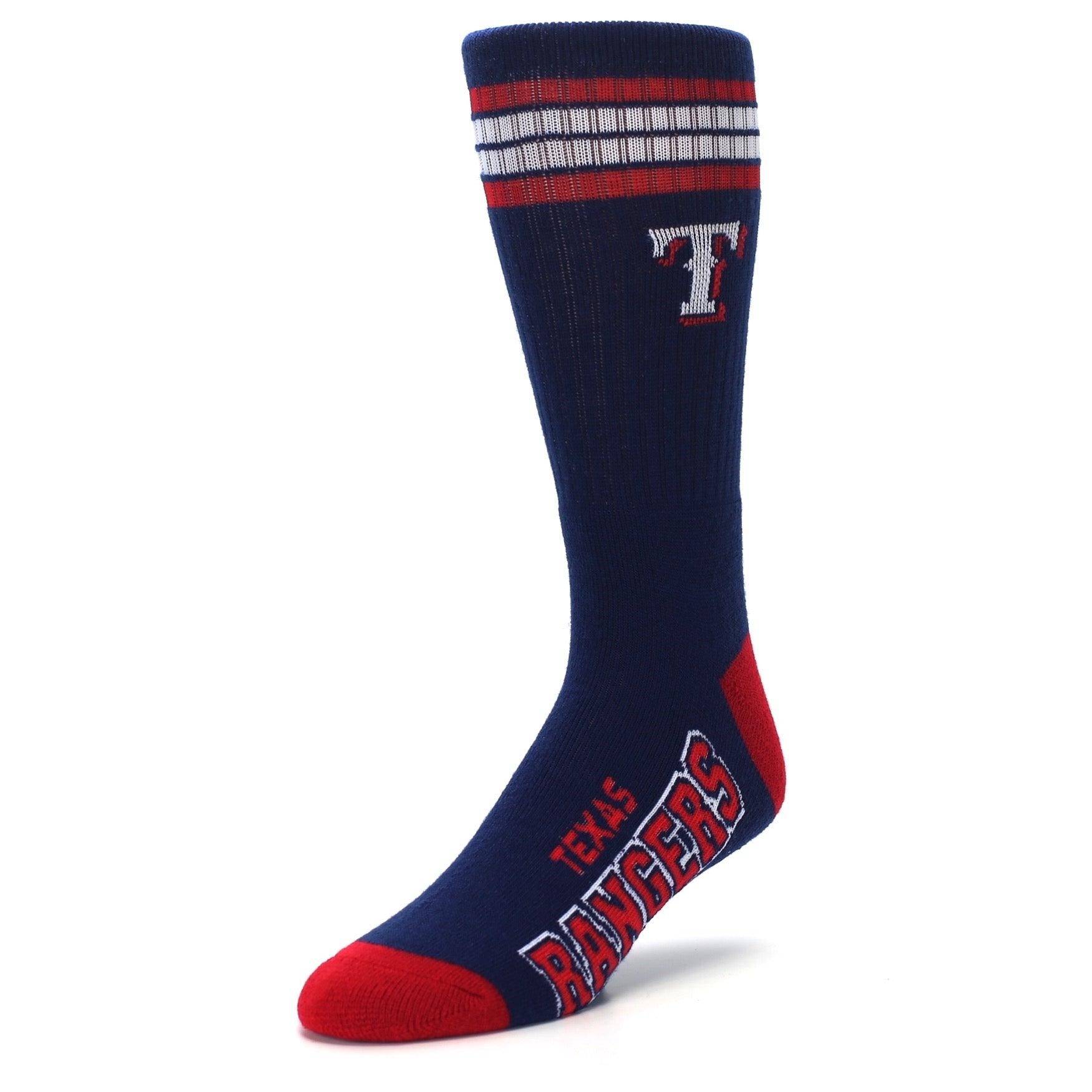 Texas Rangers Men's Athletic Crew Socks