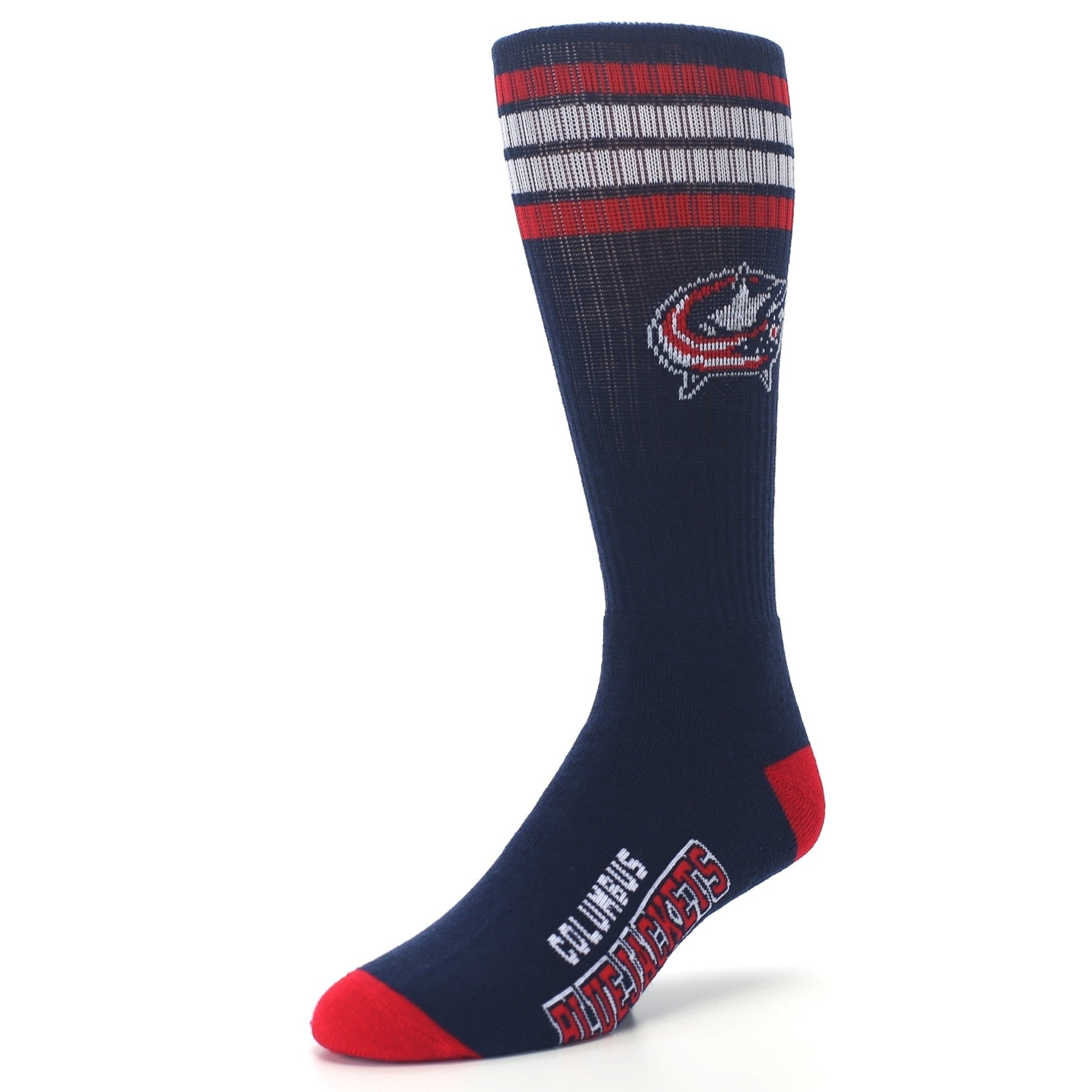 Columbus Blue Jackets Socks - Men's Athletic Crew Socks