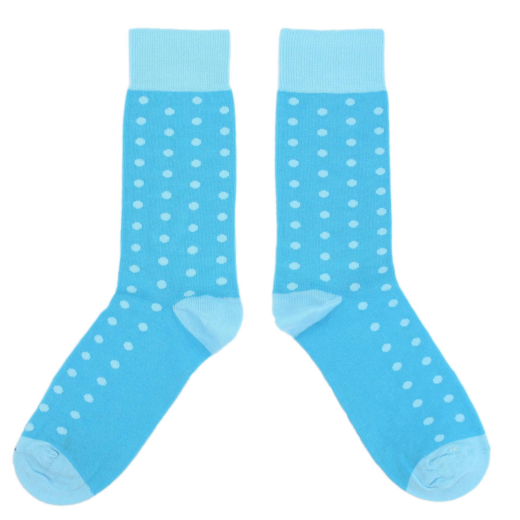 Pool Malibu Polka Dot Groomsmen Wedding Men’s Dress Socks