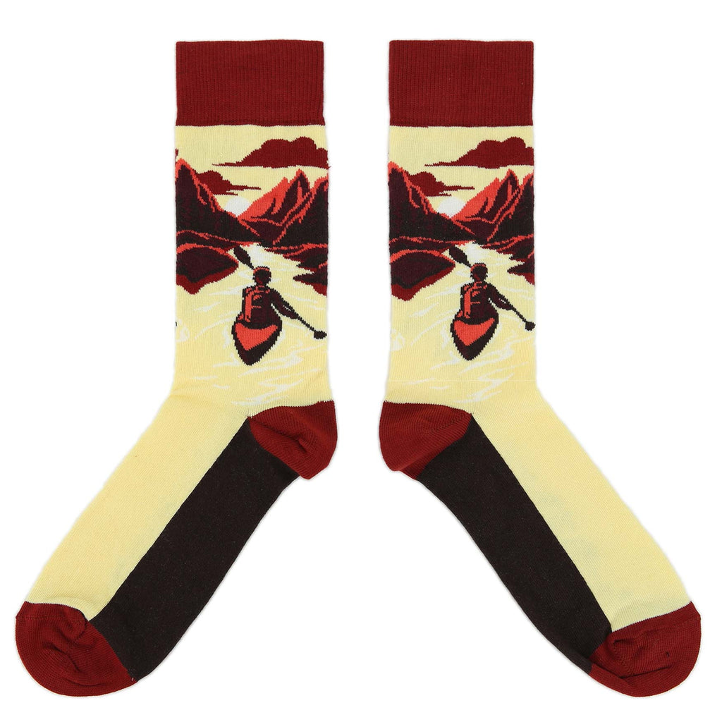 Kayaking Socks - Men's Novelty Dress Socks