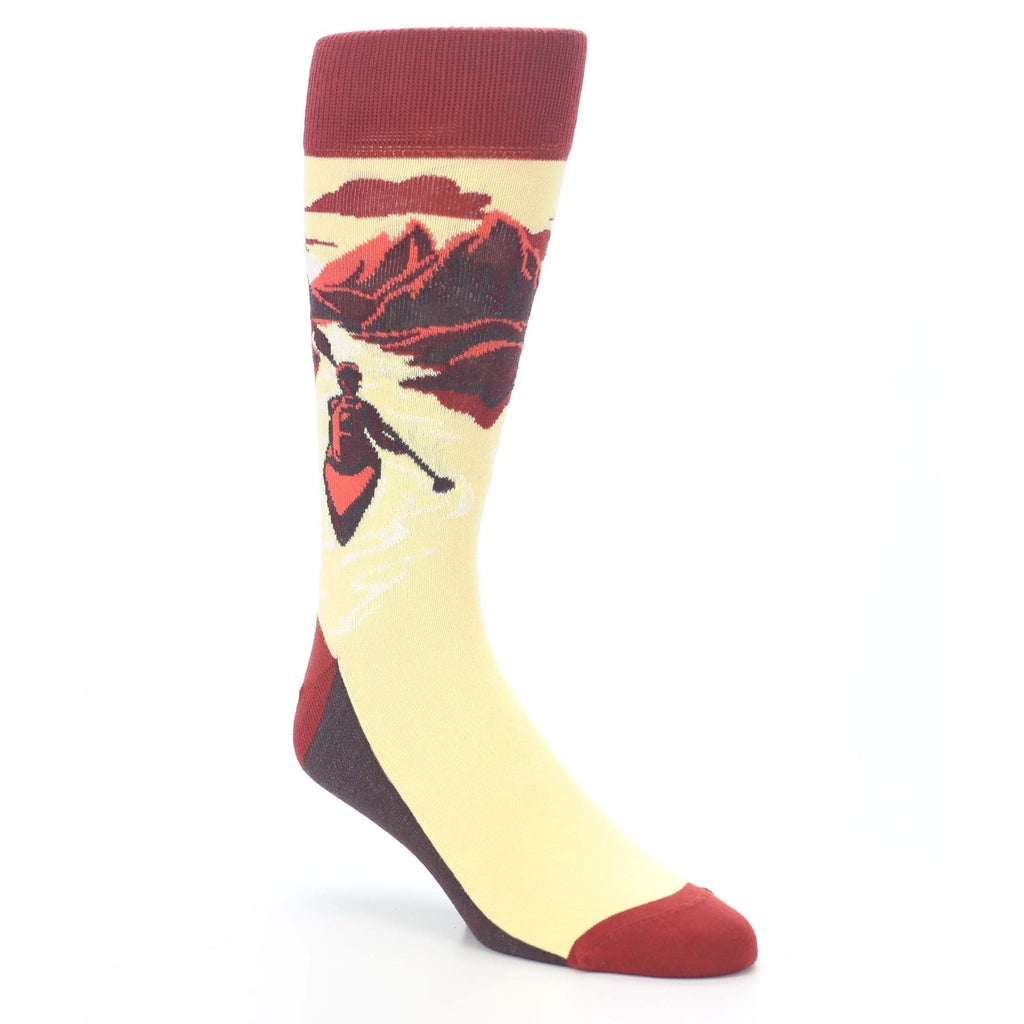 Kayaking Socks - Men's Novelty Dress Socks