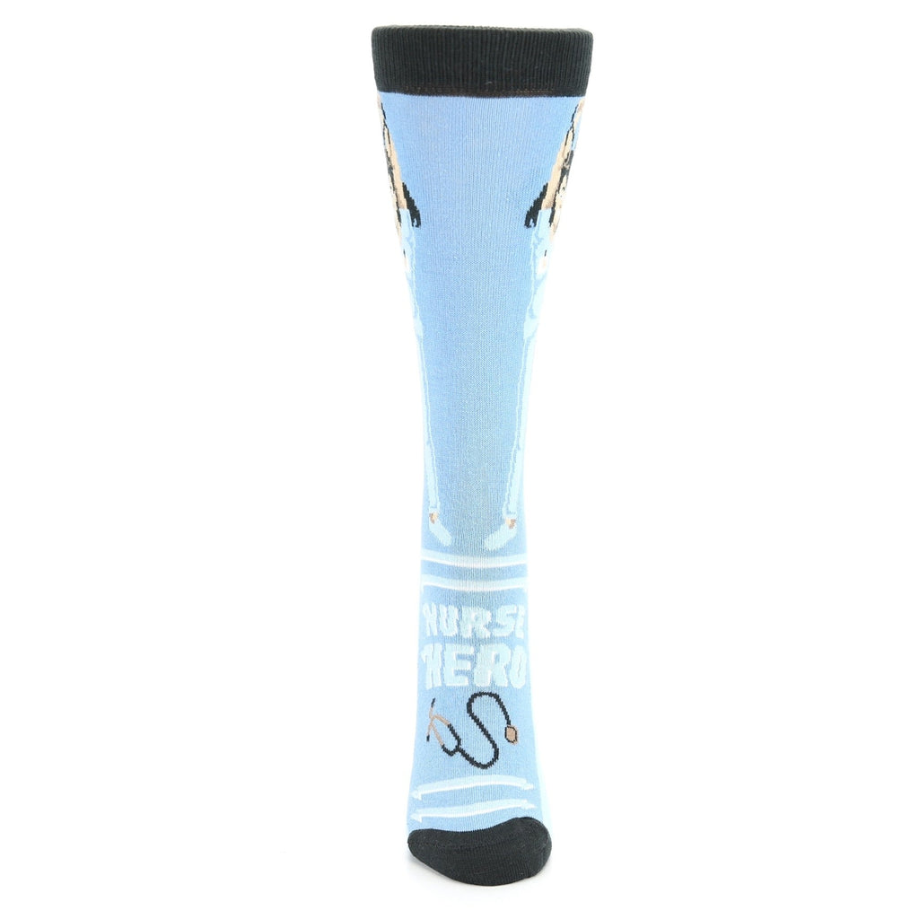 Blue Nurse Socks - Women's Novelty Socks