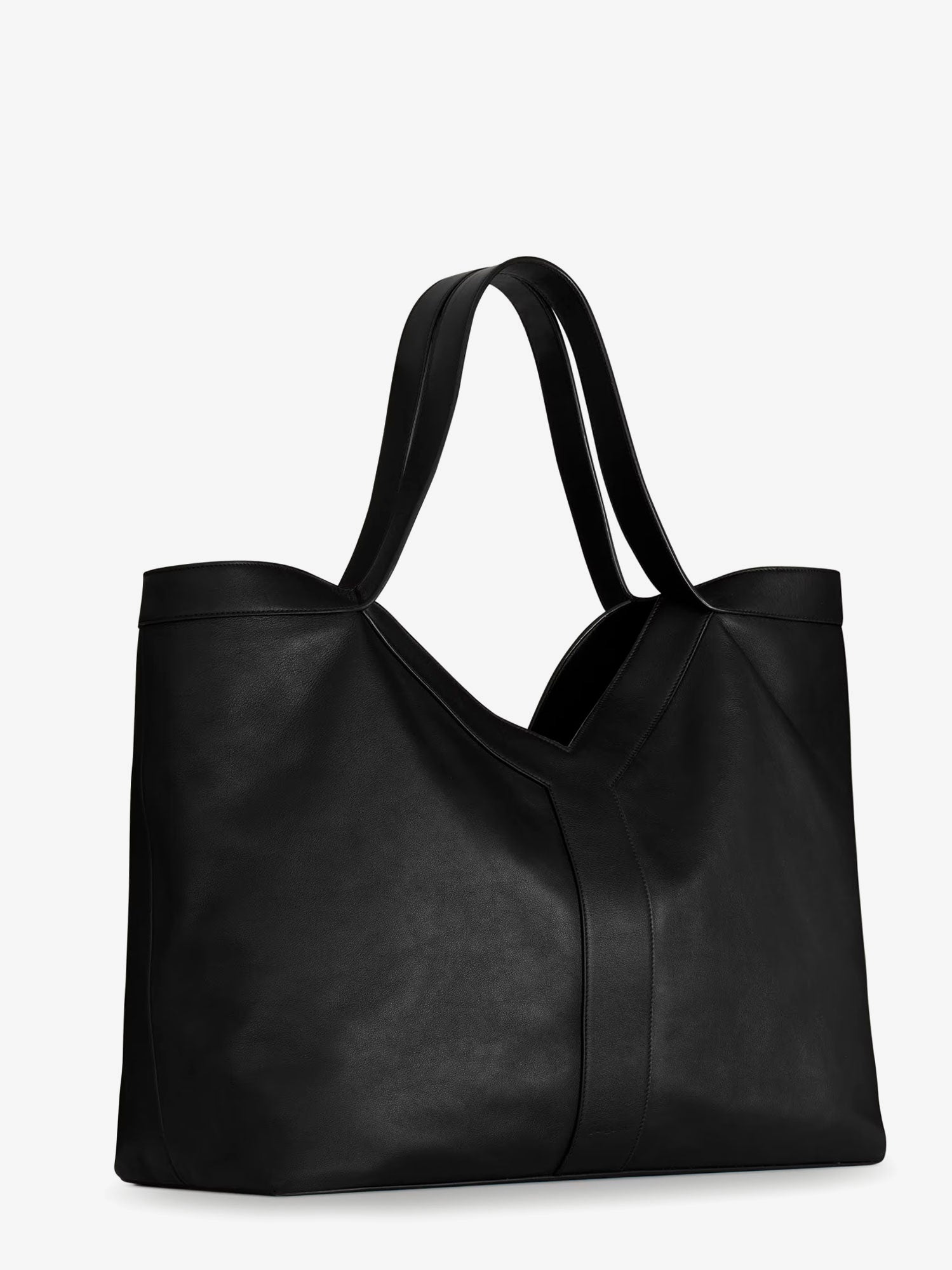 Saint Laurent Men Y Oversize Leather Tote Bag
