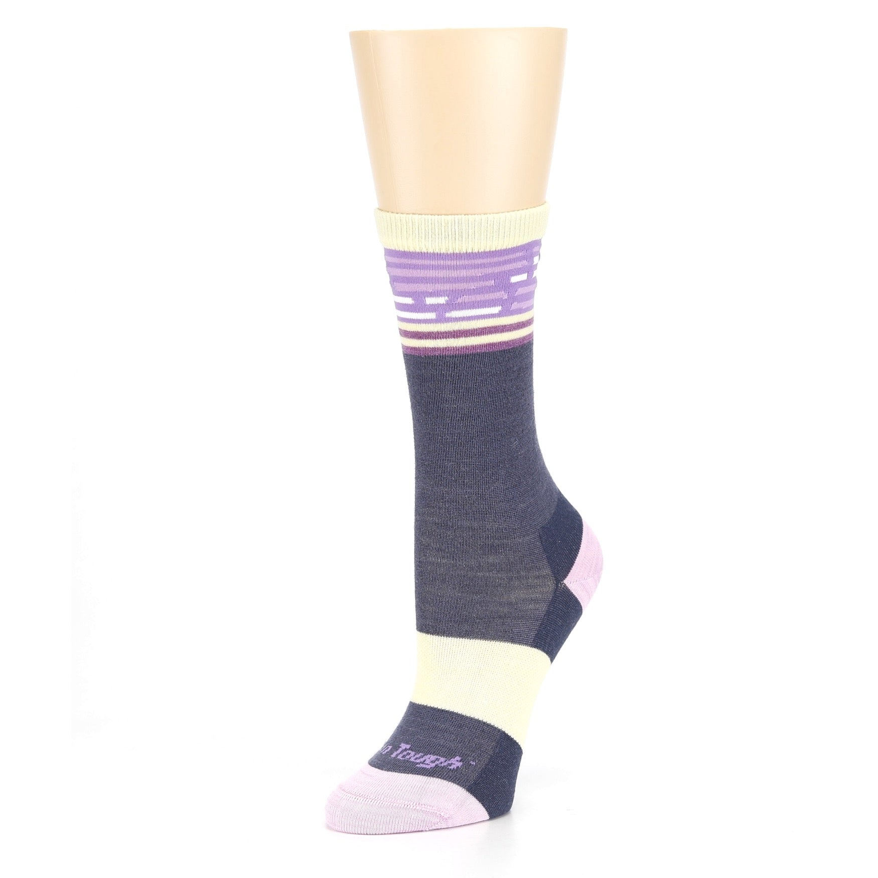 Purple Fraggle Crew Light Wool Socks - Women's Casual Socks