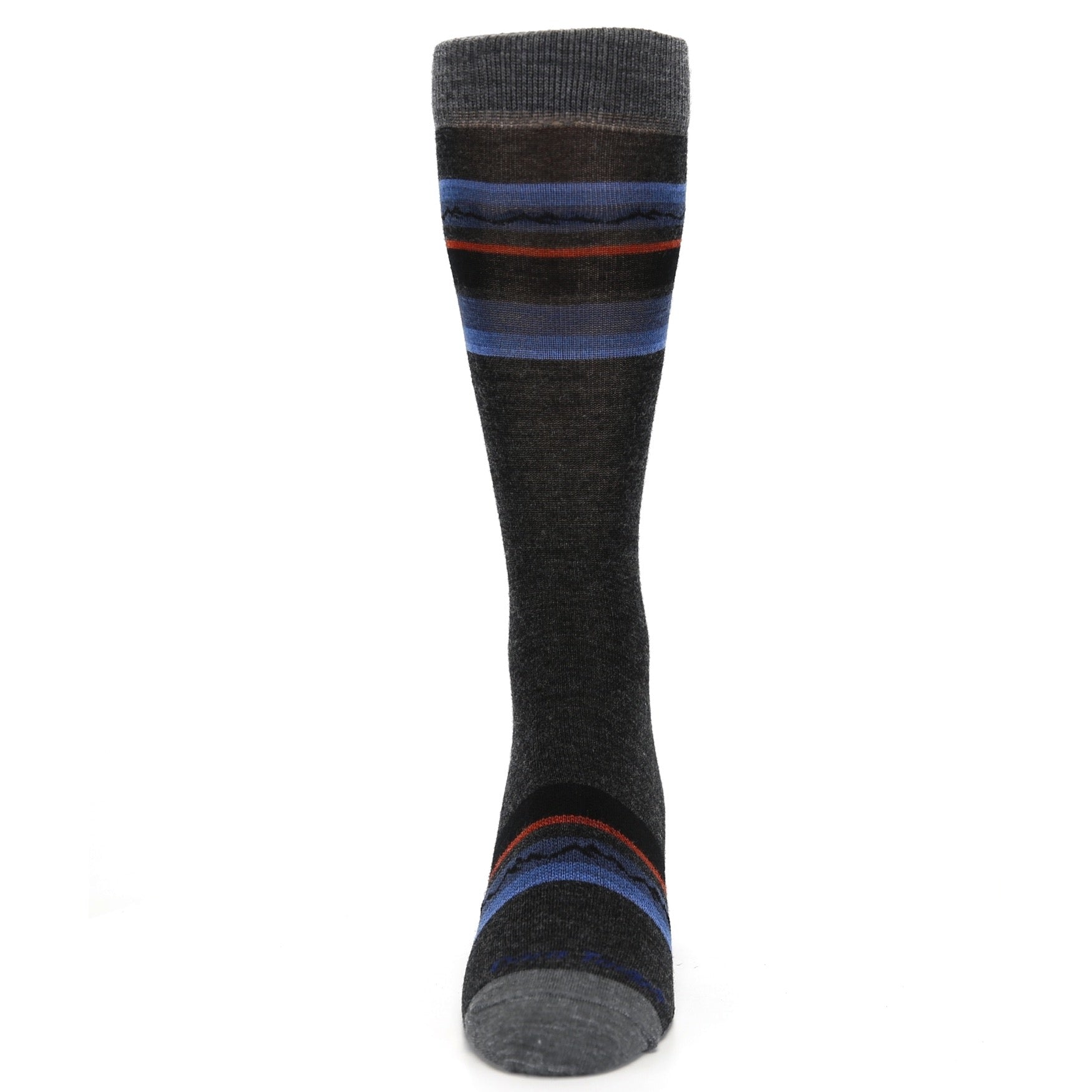 Charcoal Whetstone Crew Light Cushion - Men's Wool Socks