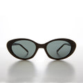 Oval Black Cat Eye Vintage 90s Sunglass - Fanny