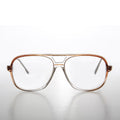 Square Retro Aviator Reading Glasses - Billy