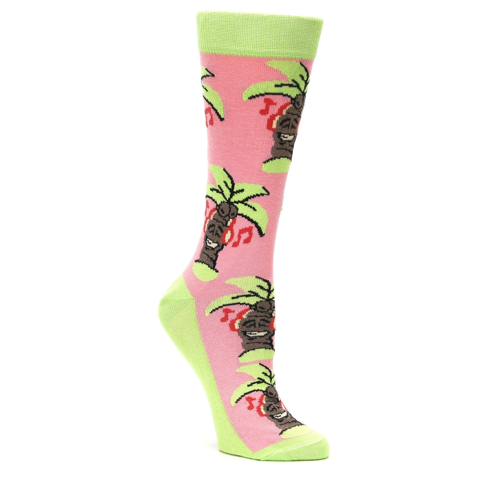 Jammin' Musical Palm Tree - USA Made- Women's Dress Socks