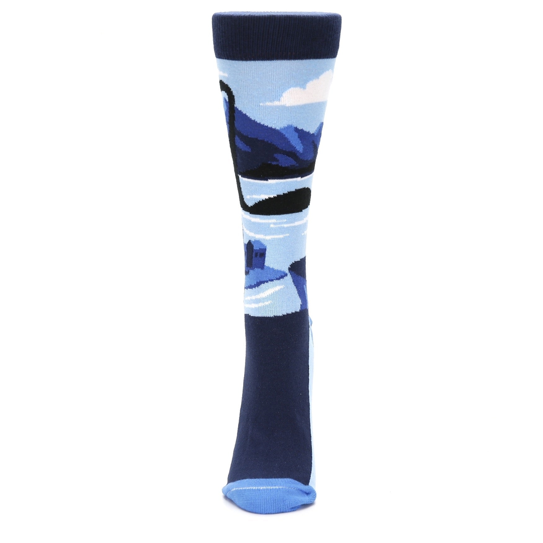 Nessy Loch Ness Monster - USA Made- Women's Dress Socks