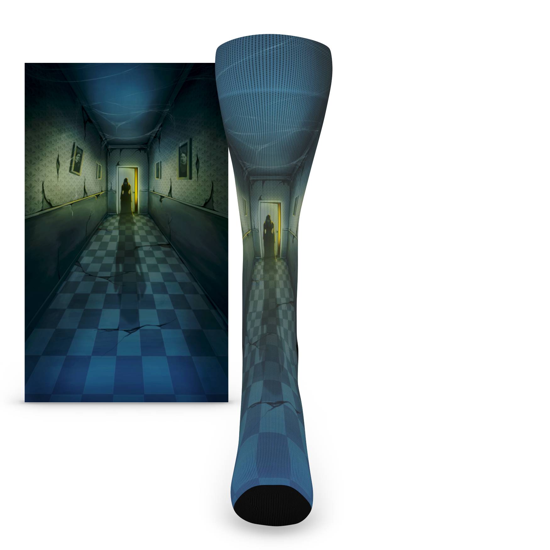 Haunted Halloween Ghost Women's Socks