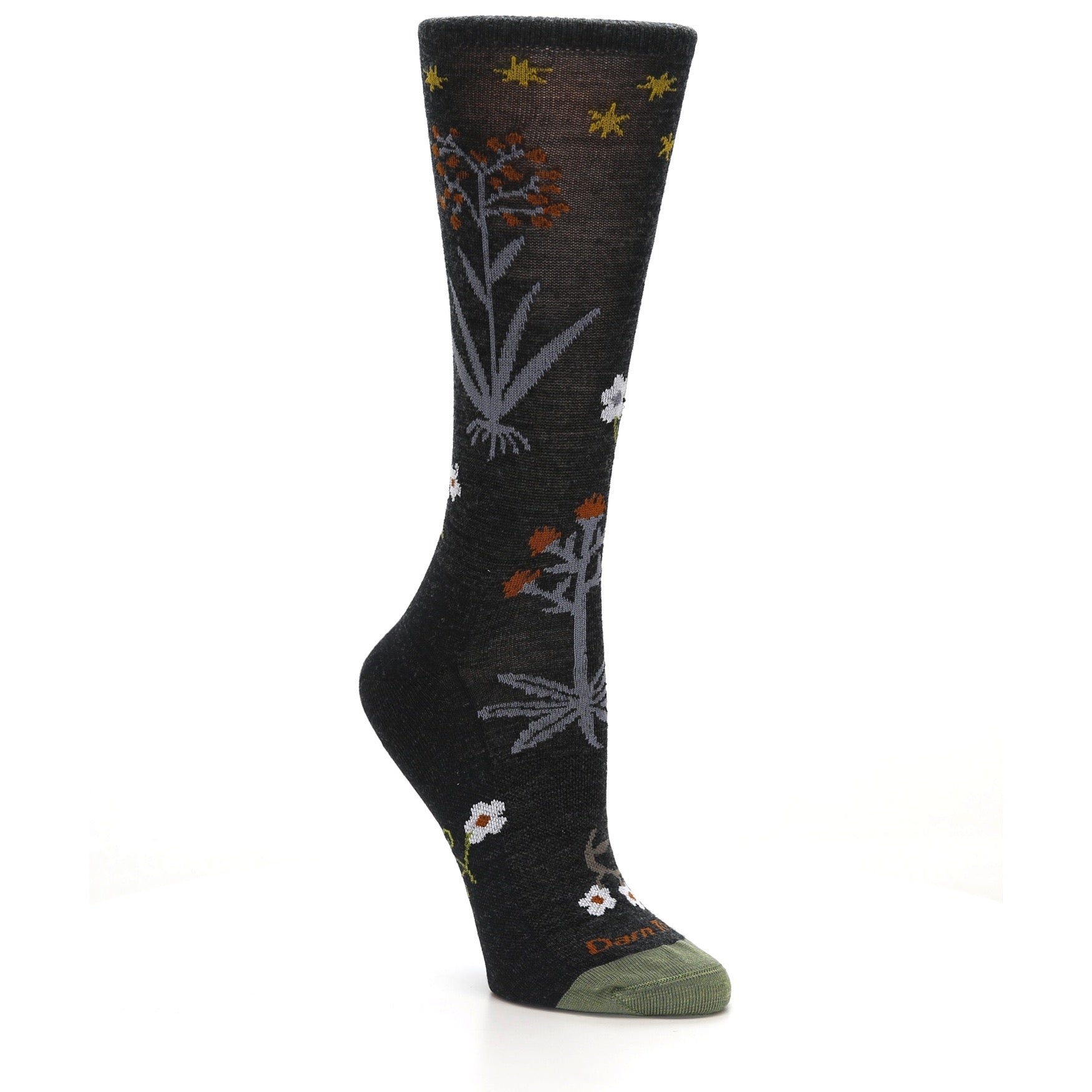 Folktale Crew Charcoal Merino Wool Socks - Women's Lifestyle Socks